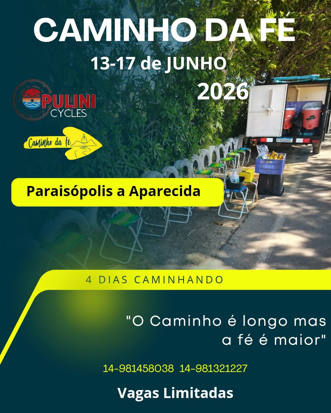 Caminho da Fe - Junho 26 (Caminhando)